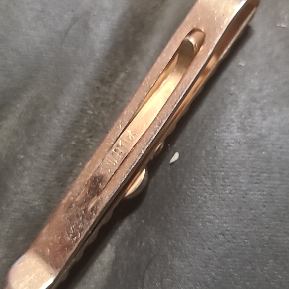 Vintage Swank Gold Tone Tie Bar (3017) - Picture 4 of 4